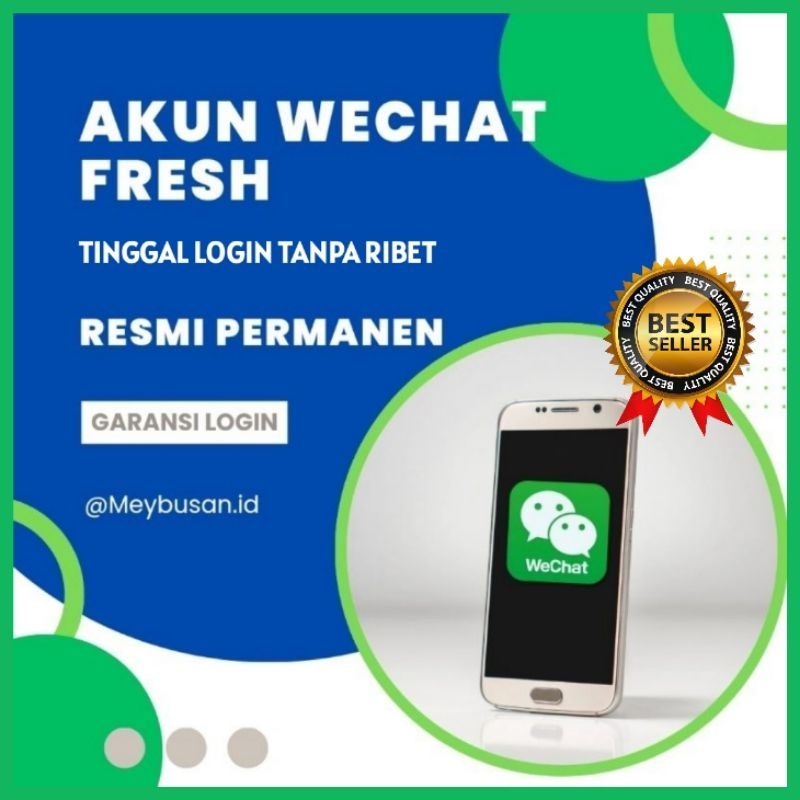 Akun Wechat Resmi Permanen