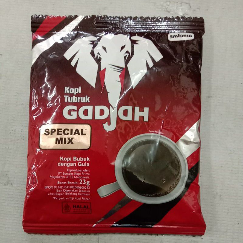 

Kopi Tubruk Gadjah Spesial Mix 23gr