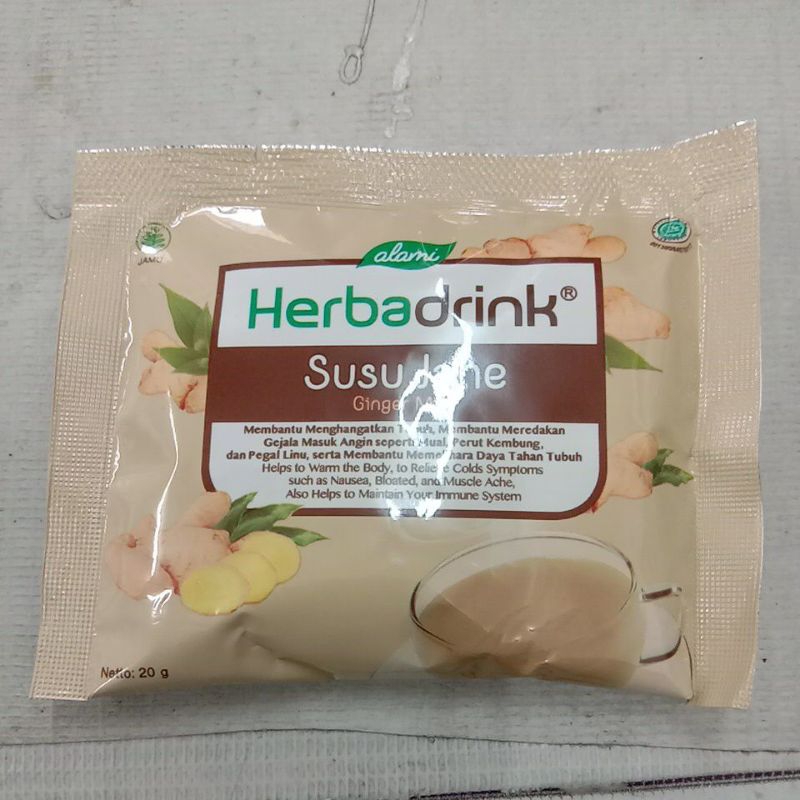 

Herbadrink Susu Jahe 20gr