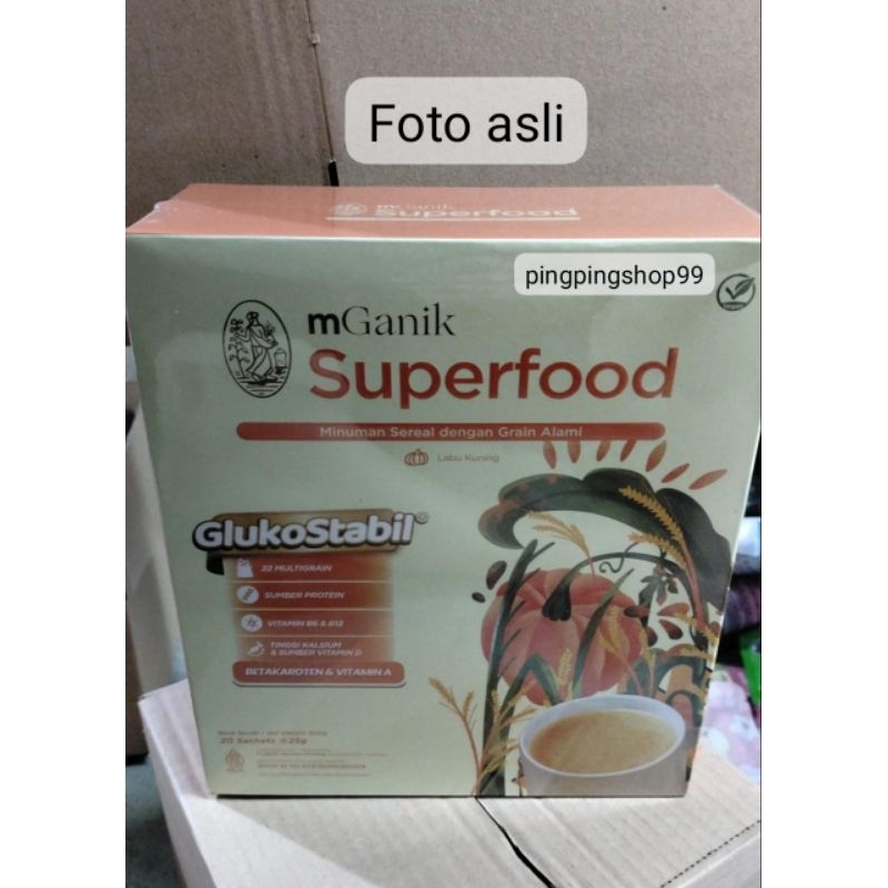 

Mganik multigrain superfood 1 box isi 20 sachet - superfood untuk diabetes