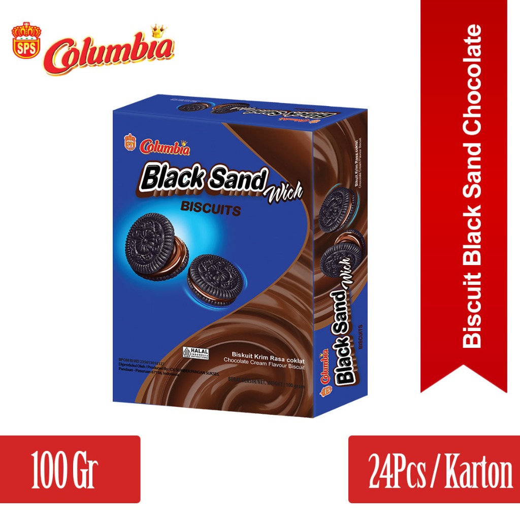 Columbia Biskuit Box Blacksandwich Chocolate