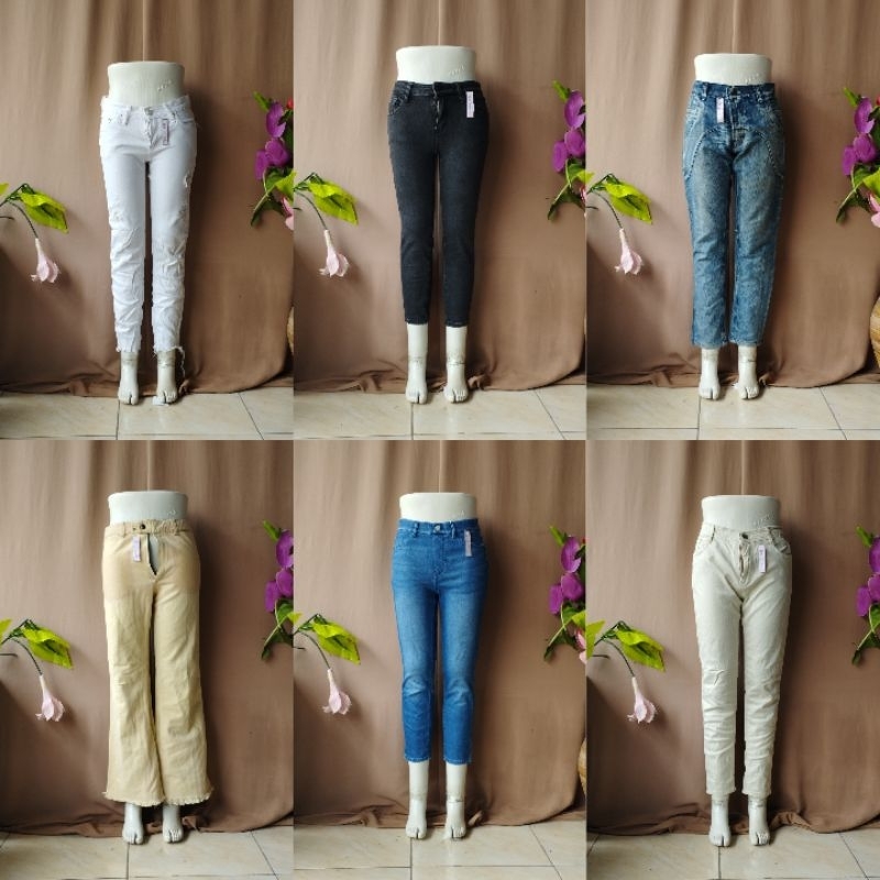 CELANA JEANS CEWEK PART 1 / JEGGINGS / WIDE JEANS / SLIM FIT JEANS