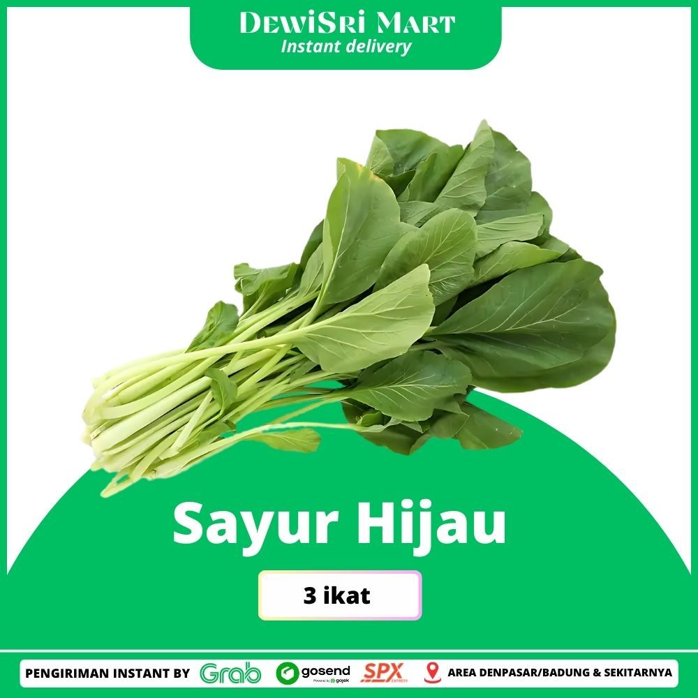 

Sayur Hijau Fresh 3 ikat - Dewi Sri Mart