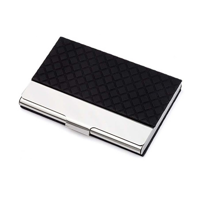 

TOPSOUL Tempat Kartu Nama Diamond / Dompet Kotak Name Card Holder Stainless NC21