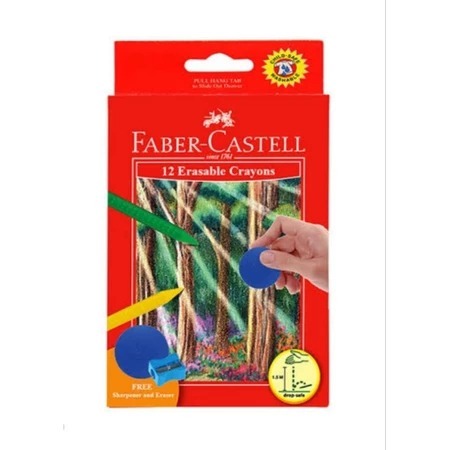 

Faber-Castell 12 Erasable Crayons