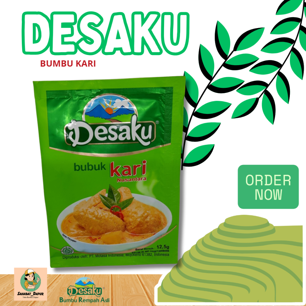Desaku Bubuk kari Bumbu Instan