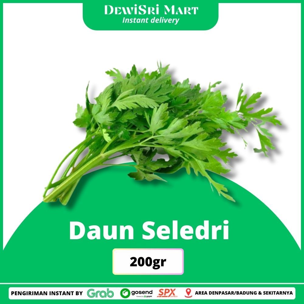 

Daun Seledri Fresh 200gr - Dewi Sri Mart