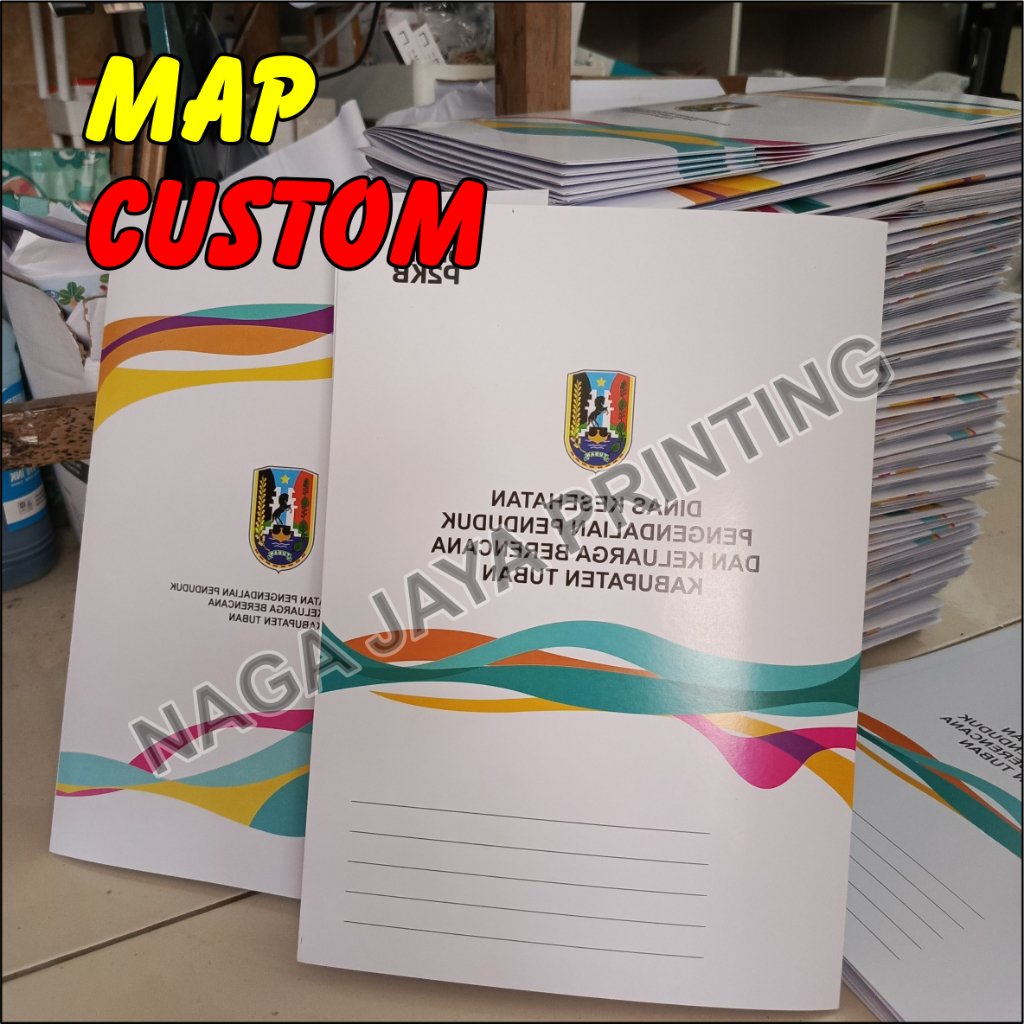 

Cetak Map Custom A4 / Folder Map Custom A4 / Map Sekolah / Kantor Custom