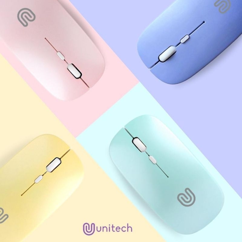 unitech mouse dual mode wireless + bluetooth m2 v2 macaron