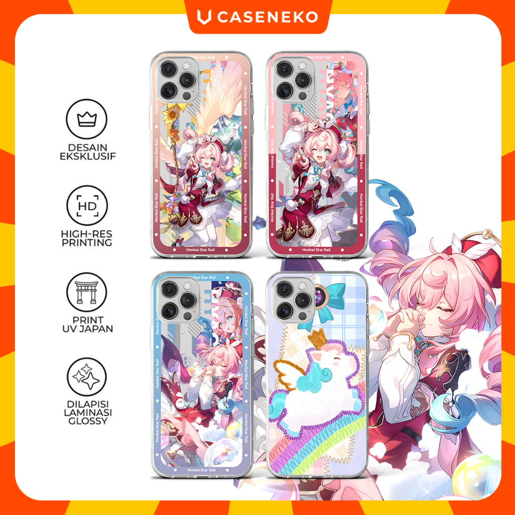 Casing HP Hyacine Honkai Star Rail HSR Phone Case Custom V1
