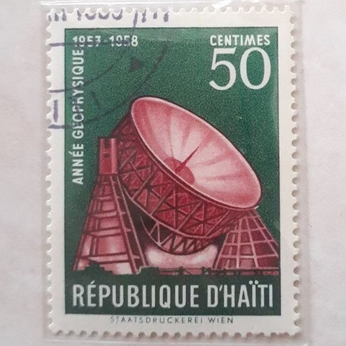 

Perangko Haiti International Geophysical Year (Radio Telescope) Tahun 1958
