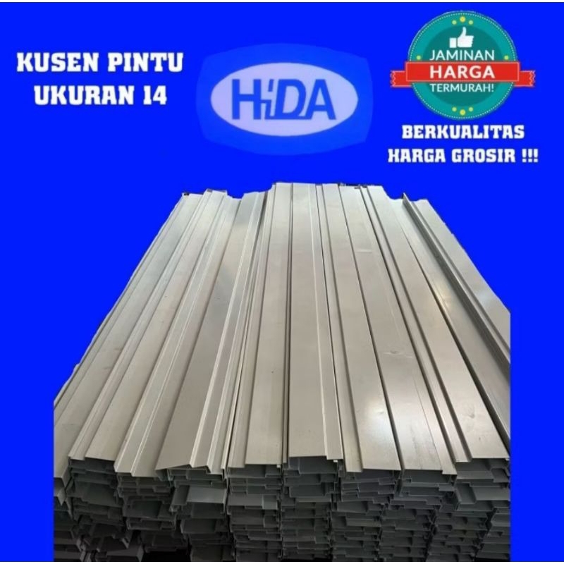 Kusen Besi 12 Dan 14 Pintu Jendela 2.4 Meter Tebal 1.6 MM