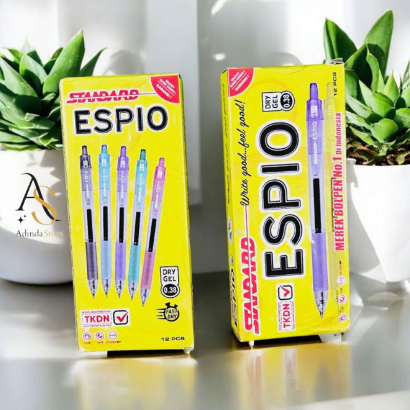 

Standard - Pulpen Espio 0.38 (Alat Tulis / Pen / Ballpoint / Pena)