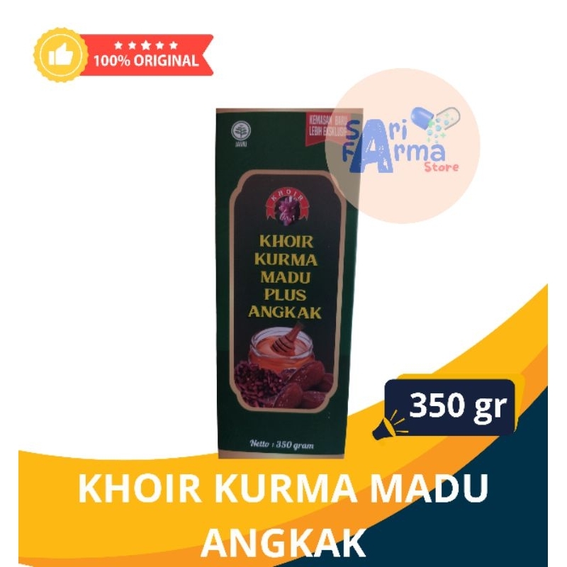 

Khoir Sari Kurma Madu + Angkak 350 gr
