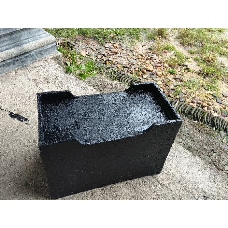 box middle 6 inch finishing tekstur