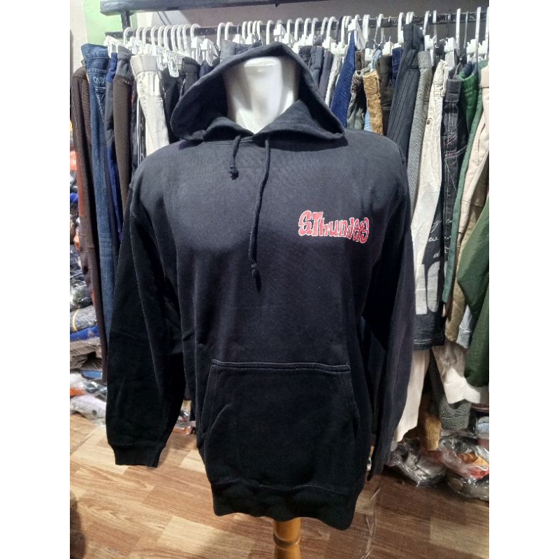 united athle hoodie hitam