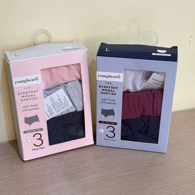 Young Hearts Maxi Panty Charming Dark isi 3pcs Y20-300888 Celana Dalam