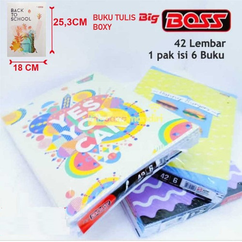 

(1 PCS/1 BIJI) BUKU TULIS SIDU BIG BOSS ISI 42 LEMBAR
