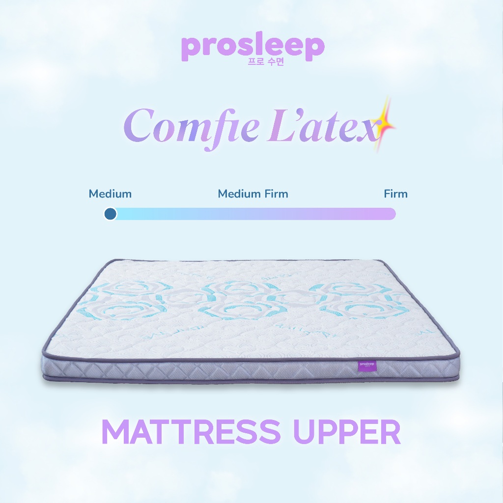 Prosleep - Mattress Upper Comfie L'atex  - Matras Topper Busa Natural Latex & Rebonded Pro