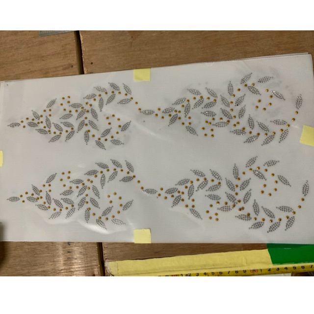 Payet Mote gosok press lis kerudung Jilbab Bergo pakaian muslim