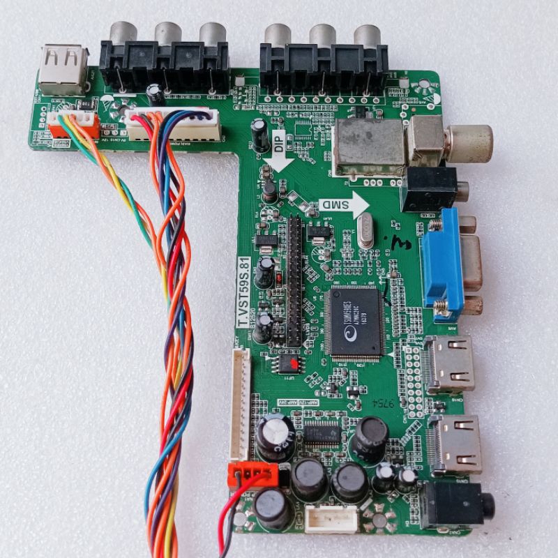 motherboard tv sharp lc43le285i - mobo tv shrp lc43le285i - mb sharp lc43le285i