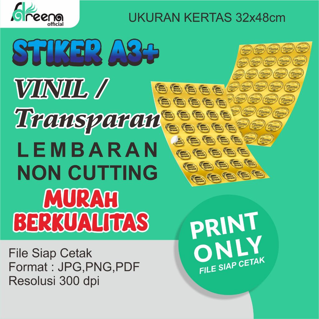 

CETAK STIKER VINIL | | STIKER TRANSPARAN | STIKER BENING | STIKER ANTI AIR | STIKER ANTI LUNTUR
