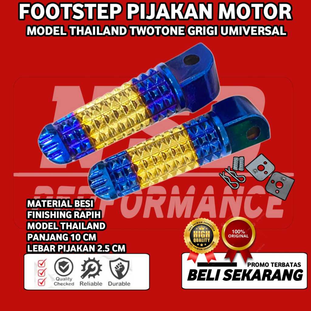 STEP PIJAKAN KAKI STEP JAGUNG BEAT OLD-BEAT NEW-VARIO 110-VARIO 125-VARIO 150
