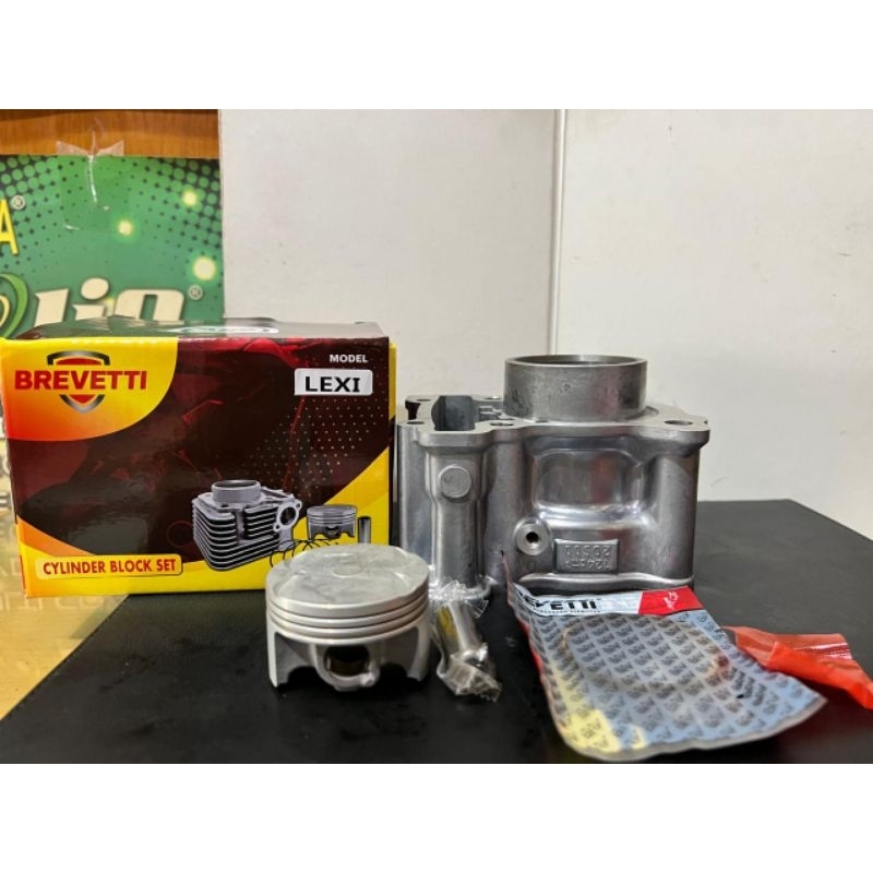Cylinder Blok Assy Silinder Blok Seher Motor Yamaha Lexi OEM Part Brevetti
