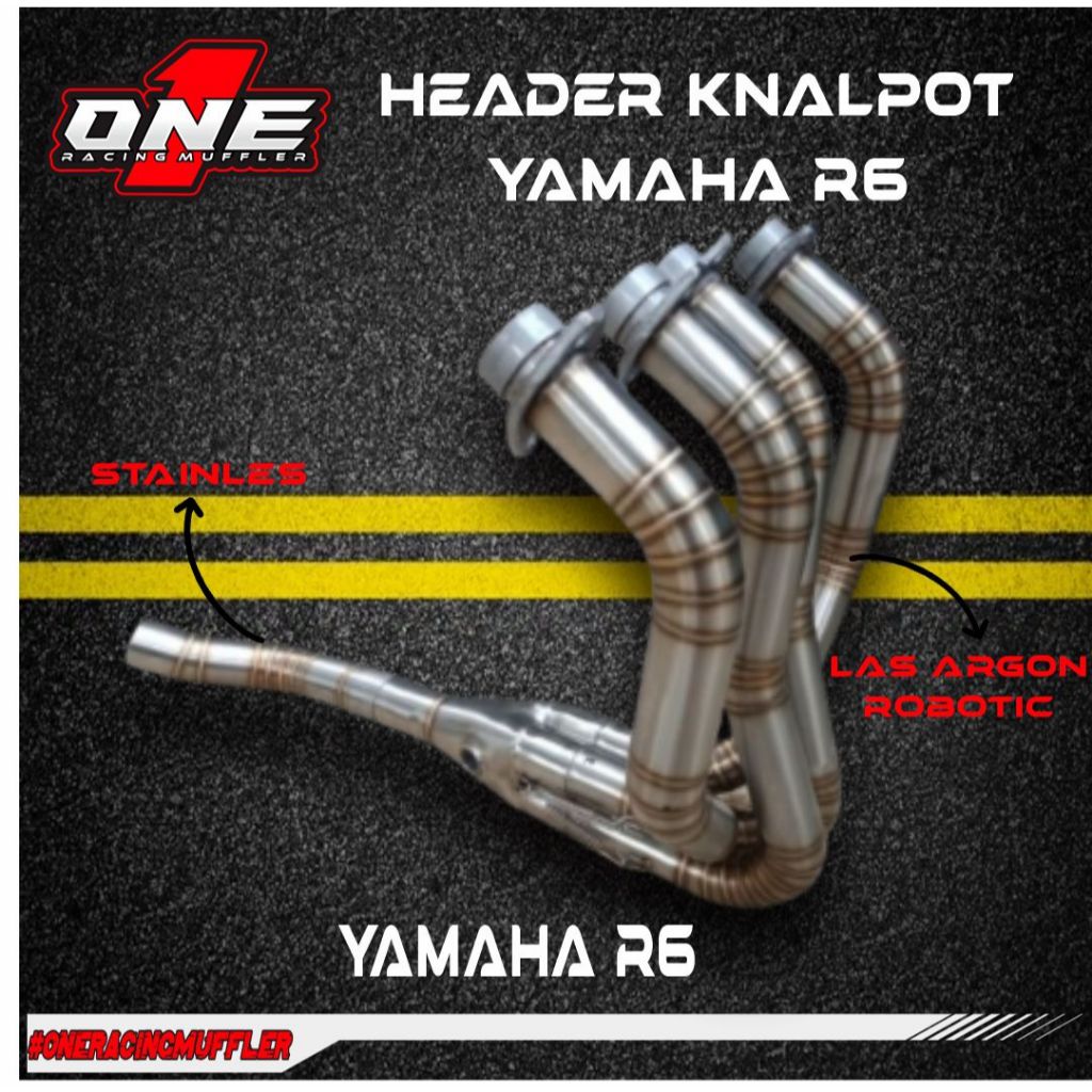 Header Knalpot Yamaha R6, Leher Knalpot Yamaha R6