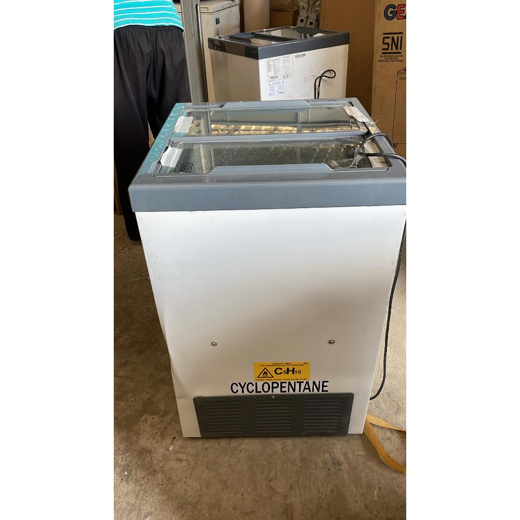 Gea SD-103 Sliding Flat Glass / Freezer Kaca Pembeku/ Kulkas Pembeku