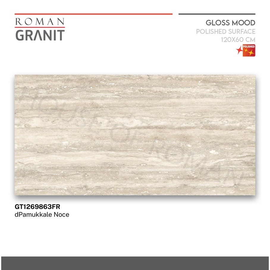 ROMAN GRANIT dPamukkale Noce 120x60 GT1269863FR ROMAN GRANIT