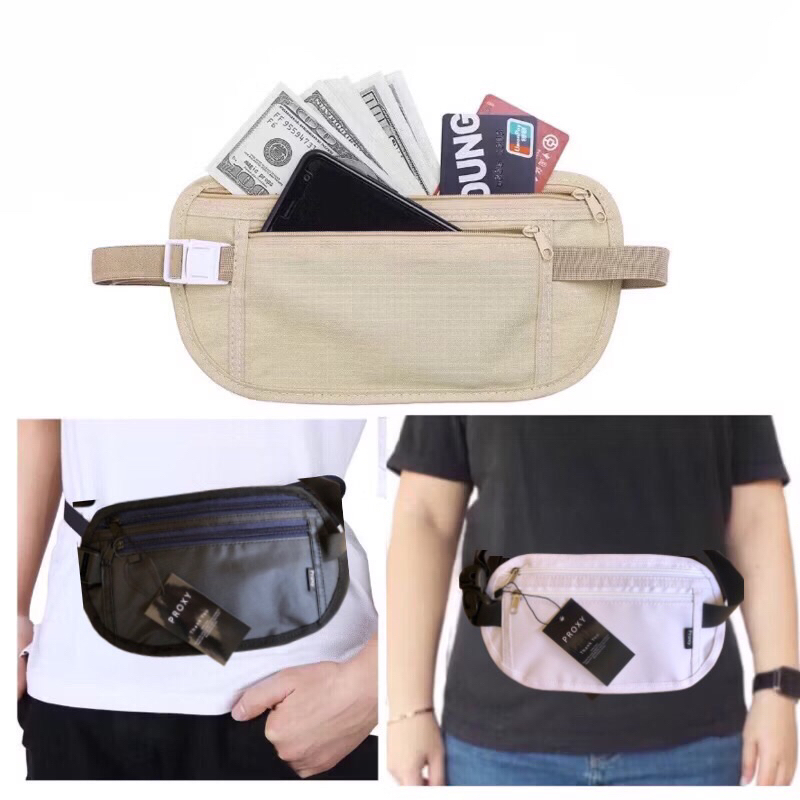 COD ✅ Tas Pinggang HP Dan Dompet Travel Anti Maling Pria Dan Wanita cocok untuk olahraga sepeda lari