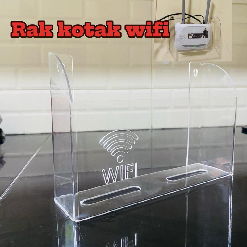 Rak Tempat Wifi atau router Rak dinding Wifi router