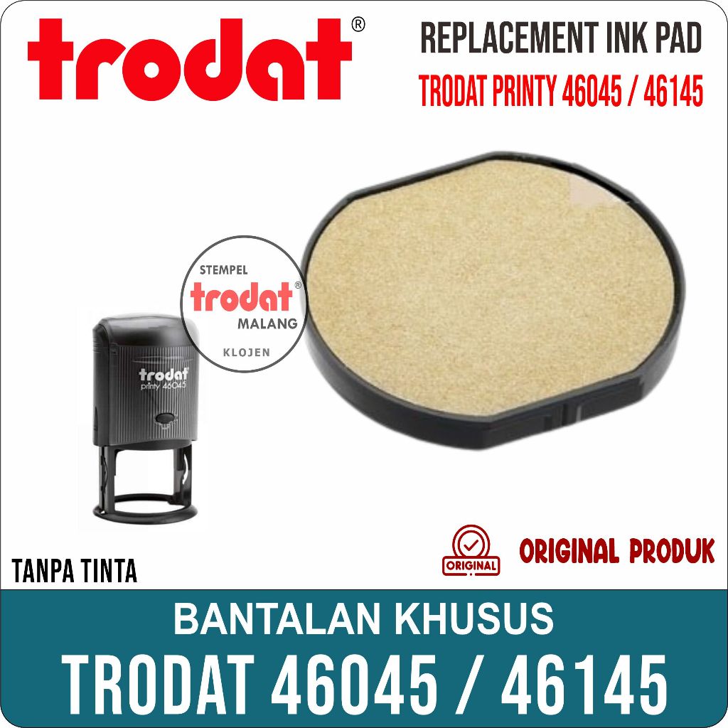 

Swap pad Trodat 46045 / 46145 DATER ink-cartridges pad TRODAT/ Bantalan Khusus Stempel TRODAT