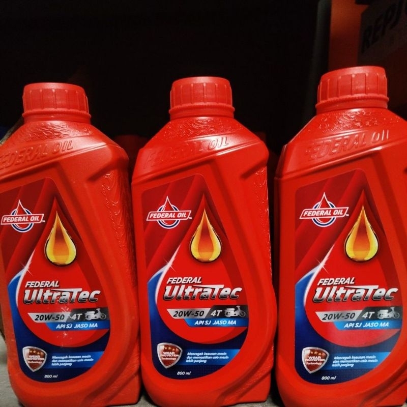 oli mesin federal 0,8 800 ml federal ultratec federal oil