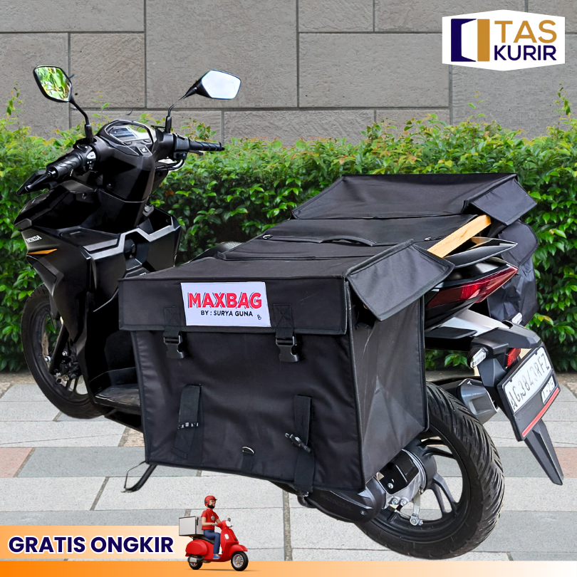 Tas Obrok Motor Tas Kurir Shopee Maxbag Angkut Barang Maksimal tas motor NMAX PCX LEXI