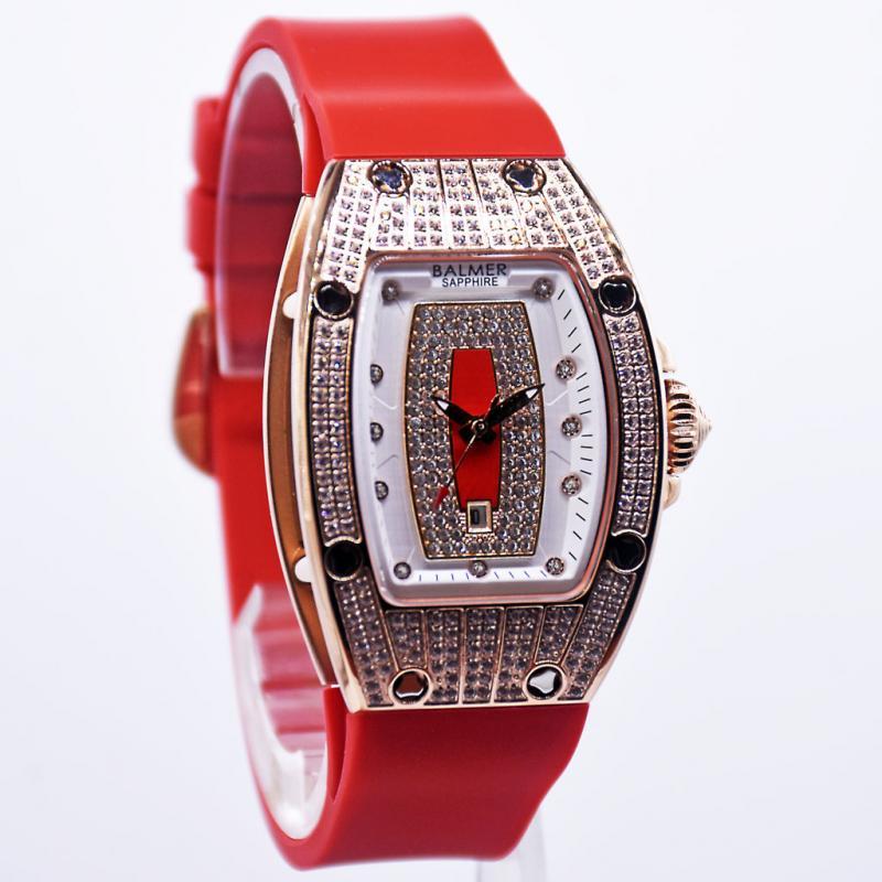 New jam tangan Balmer B.5135LR Red Rosegold