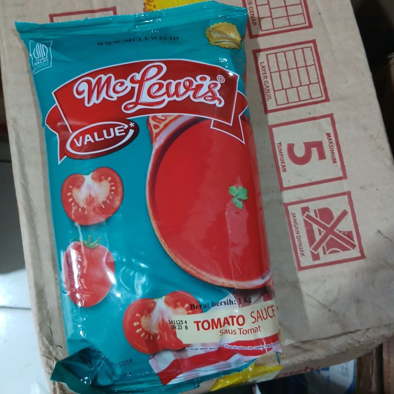

Mc Lewis Saus Tomat 1 kg