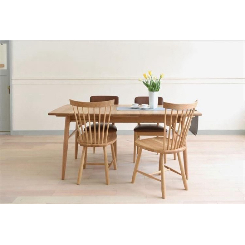 Meja Makan Kayu Jati 4/6 Kursi