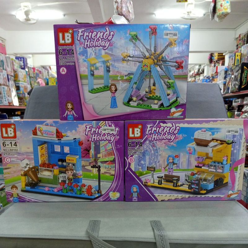 Mainan Anak Lego Cewek LB8102 / Mainan Anak Block Lego Holiday