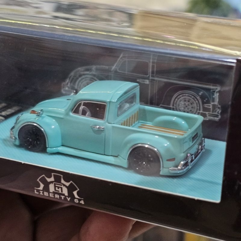 Liberty64 robert design Volkswagen beetle pickup biru hijau tosca RWB mortal time micro mini scale t