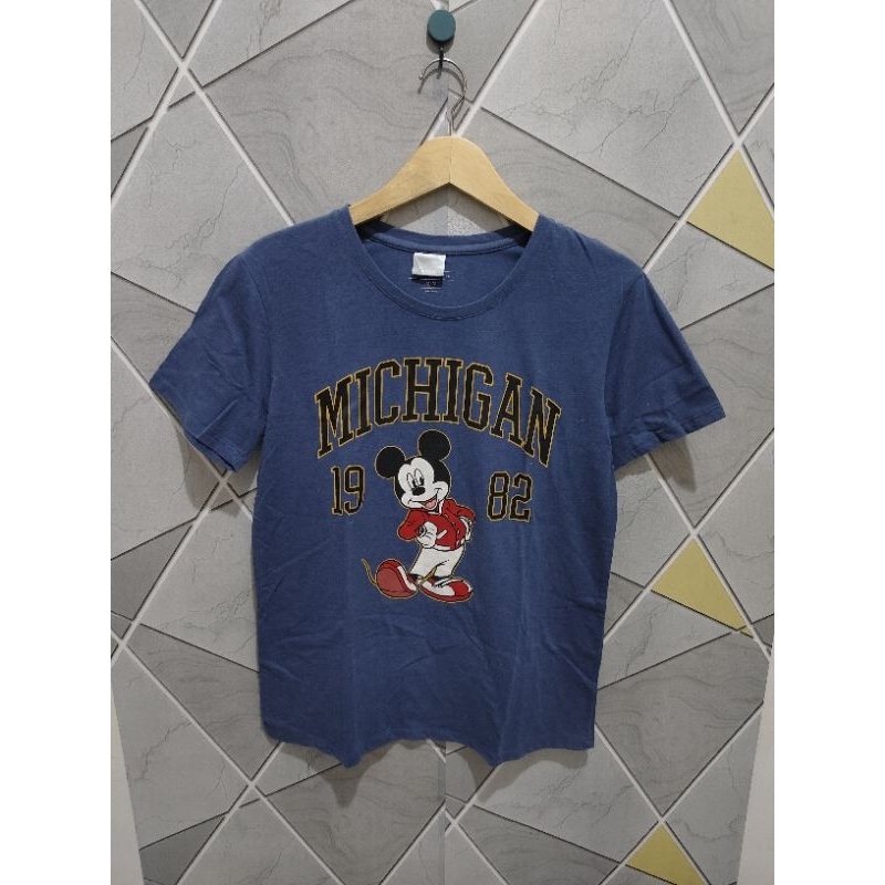 Kaos Disney Michigan 1982 (M) Preloved second Thrifting Vintage