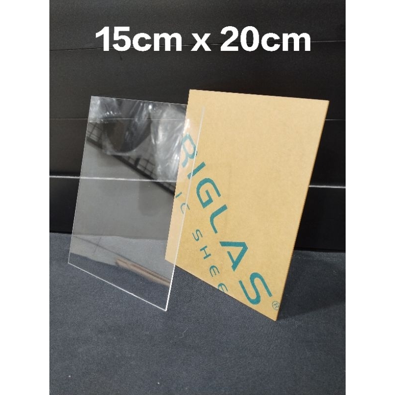 

Akrilik sheet/ Akrilik Lembaran Bening Tebel 2mm 15 x 20cm