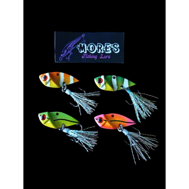 Lure Hs Sirip Hiu | Vibra umpan Casting Gabus | Toman 3.5cm 7gr by Mores Lure