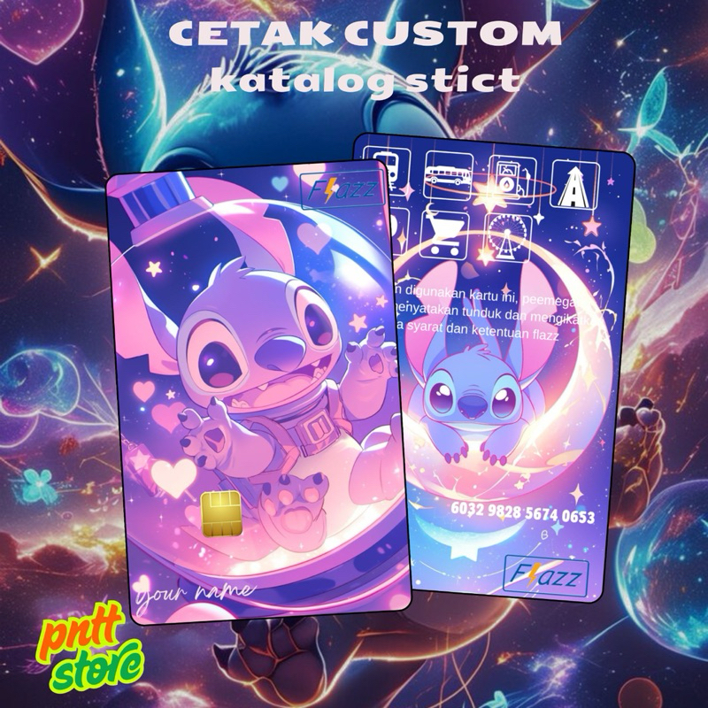 Cetak Custom Flazz Brizzi E Money Tapcash katalog Stict Kartu Edition lucu Anak Anak
