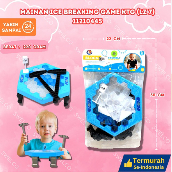 Buildheart Mainan Anak Penguin Trap Ice Breaking GAMES Mainan Anak Mainan Save Penguin Penguin Pingu