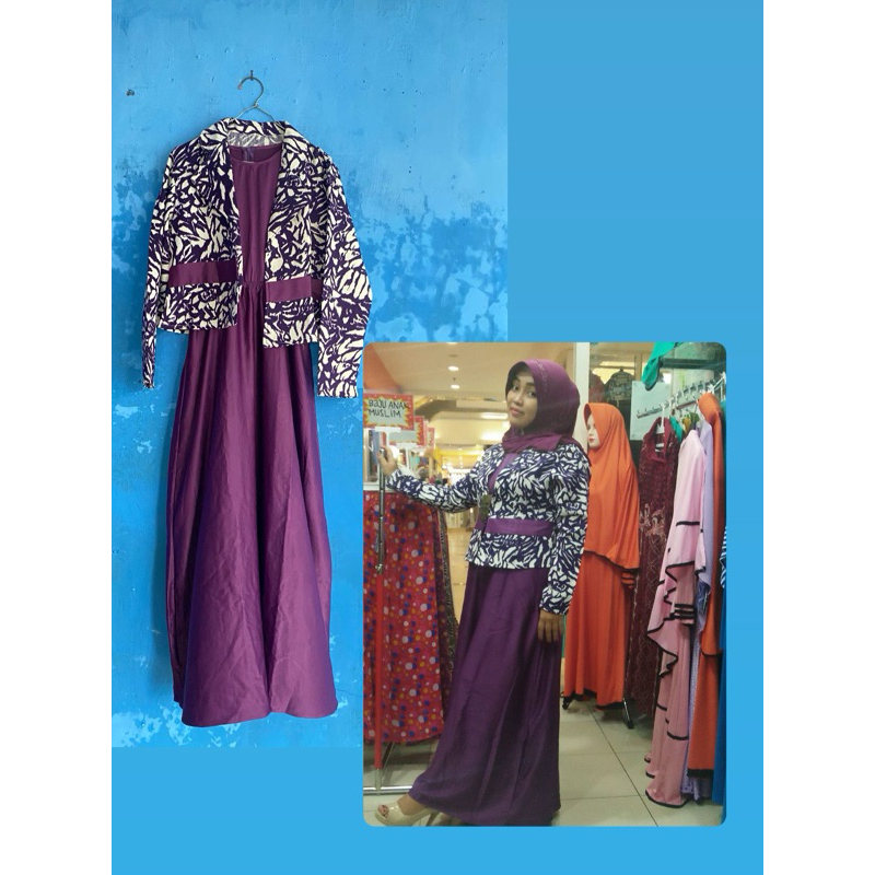 gamis set rompi