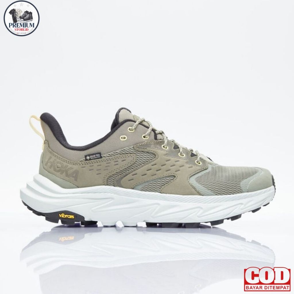 Sepatu Hoka One One Anacapa 2 Low GTX / Green / Men's