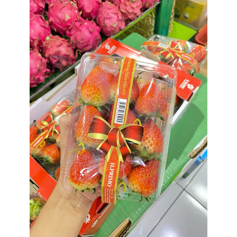 

korean impor korea 330gr premium buah strawberry import premium import asam manis segar jepang korean strawberries