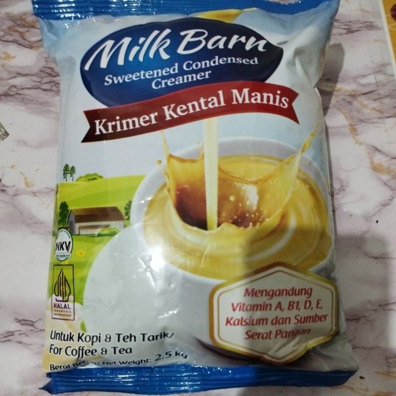 

Susu kental manis MILK BARN 2,5 kg